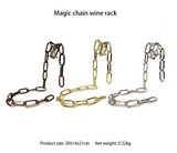 Magic Iron Chain Wine Bottle Holder