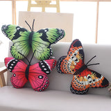 Simulation Soft Butterfly Plush Pillow Toy Stuffed Animals Butterfly Plush Kids Toys Cushion Home Decoration Girl Birthday Gifts