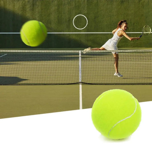 1PCS Tennis Balls High Bounce Practice Training Tennis For Dogs Bite 6.4CM High Flexibility Chemical Fiber Tennis Balls