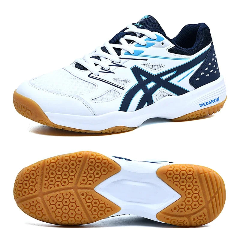 2023 New Brand Mens Badminton Shoes Spring Lightweight Volleyball Sneakers Men Lace Up Breathable Badminton Trainers Sneakers