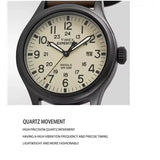 TIMEX Men Watches Luxury Trend Quartz Calendar Waterproof Multi Function Fancy Round Watch Stainless  Eyed Watch