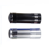 9led Flashlight Aluminum Alloy Mini High Bright Torch Light For Outdoor Sports