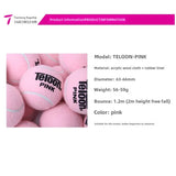 Pink tennis balls, 2 pieces