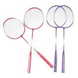 Professional Badminton Rackets Shuttlecocks and Carrying Bag Set Double Badminton Racquet Set Indoor Outdoor Speed Sports