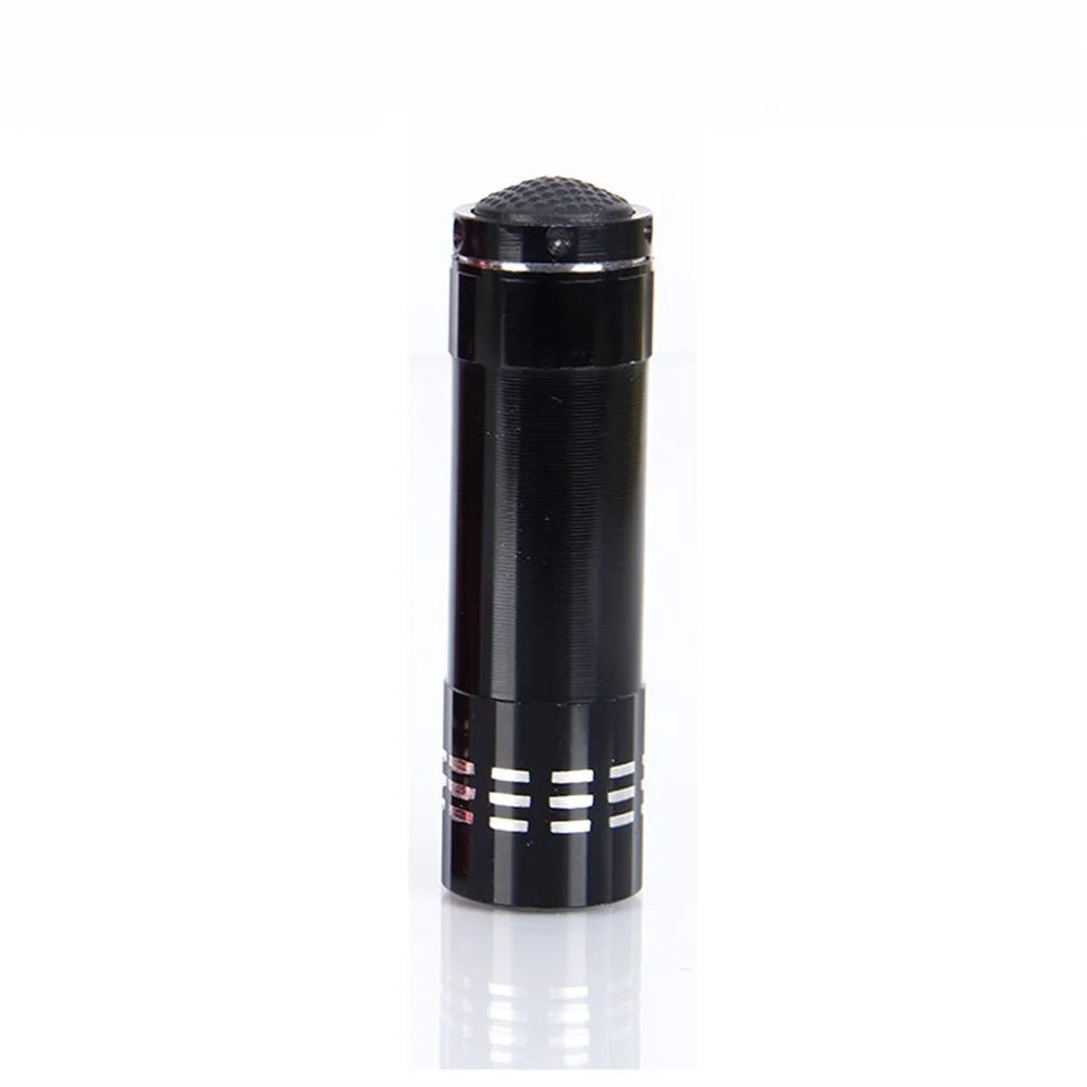 9led Flashlight Aluminum Alloy Mini High Bright Torch Light For Outdoor Sports