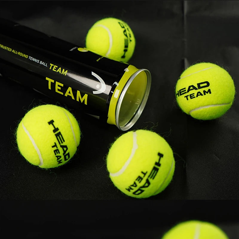 Professional HEAD Tennis Balls Competition Training Tennis Balls High Elastic Resistance HEAD TOUR Tennis Ball 4 Pcs For 1 Tank