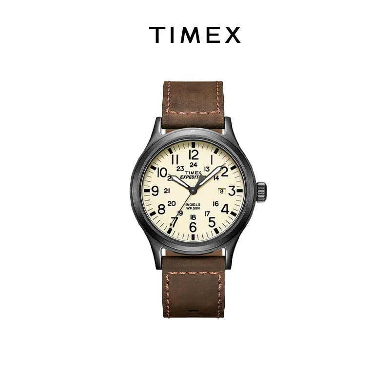 TIMEX Men Watches Luxury Trend Quartz Calendar Waterproof Multi Function Fancy Round Watch Stainless  Eyed Watch