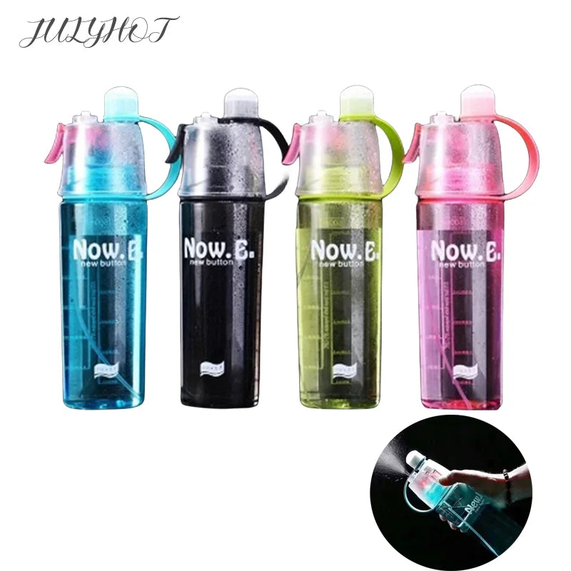 1pcs  Creative Water Cup Spray Cup Sports Water Cup Portable Cup Large Capacity Outdoor Cup