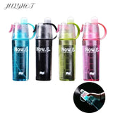 1pcs  Creative Water Cup Spray Cup Sports Water Cup Portable Cup Large Capacity Outdoor Cup