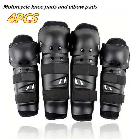 Motorcycle Knee And Elbow Protectors Set Outdoor Sports Motociclista Protection Knee Set Riding Equipment Sports Protectors