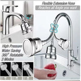 2/3 Modes Sink Faucet 360 Degree Rotation Filter Extension Tube Shower Water Saving Tap Universal Kitchen Gadgets  Accessories