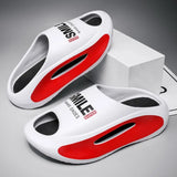 Men Sneaker Slippers Women Summer Thick Bottom Platform Slides Soft EVA Hollow Slippers Sports Sandals Casual Beach Shoes Unisex