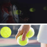 1PCS Tennis Balls High Bounce Practice Training Tennis For Dogs Bite 6.4CM High Flexibility Chemical Fiber Tennis Balls